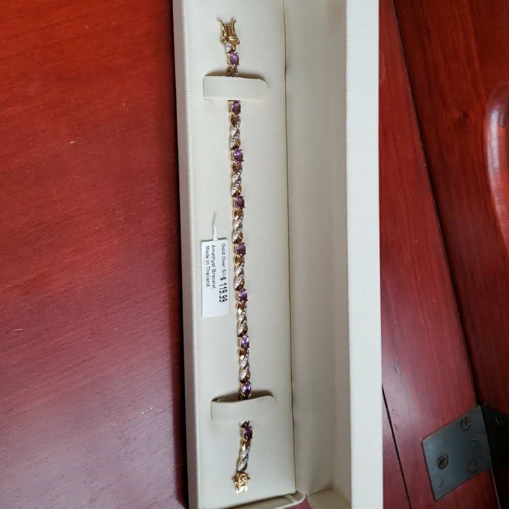 Amethyst bracelet